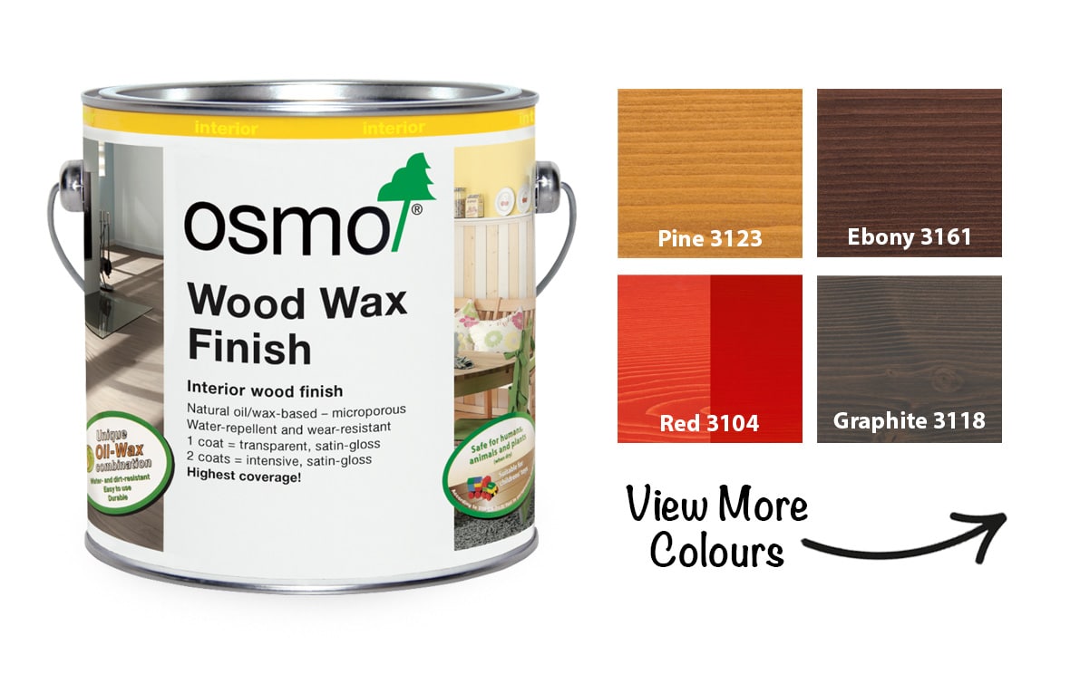 Osmo Wood Wax Finish Extra Thin 1101 - Satin – Burlington Supply